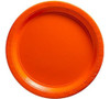 Platos De Pastel De Papel Naranja, 8ct 2