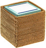 Cubierta Cuadrada De La Caja Del Tejido De Rattan De Kouboo 1