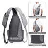 Mochila Senderismo Gris Una Tira Impermeable G4free 4