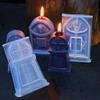 Paquete De 2 Moldes Para Velas De Lápida 3d, Juego De Moldes 3