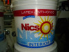 Pintura Latex Interior // Exterior Nicsol X 20 Litros 1
