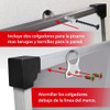 Pizarra Blanca Magnetica Premium 80x120 Aluminio +accesorios 4