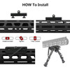Xaegistac Mlok - Soporte De Adaptador De Bípode Para El Sist 6