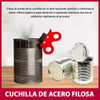 Abrelatas Uña Acero Rojo Destapador Botella Cerveza 3
