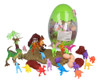 Huevo Gigante Con Dinosaurios Surtidos Set Juguete 0