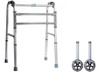 Andador Ortopedico Plegable Aluminio Regulable Ruedas Abuelo 0