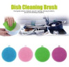 Esponja Redonda Silicona Cocina Diseño Limpia Lavadero Baño 2