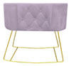 Mini Berço Aconchego Suede Rosa Bebê - D'classe Decor 0