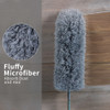 Plumero De Microfibra Ajust Con Palo Extensible 2.5m Gris 2