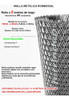 Metál Desplegable Malla Romboidal 18x40mm 60cm X 6mts 2mm 2
