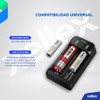 Cargador Ebl Inteligente Mega Usb Li-ion 18650 Pilas Aa Aaa 2