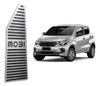 Descanso De Pé Aço Inox Fiat Mobi Automátic 1 Descanso De Pé Aço Inox Fiat Mobi Automátic 1