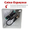 Caixa De Passagem Organizadora P/ Cftv Camera Kit 4un 1