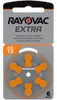 6 X Pilas Audifono Rayovac 13 Pr48 Extra Advanced San Martin 0