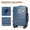 Aklsvion Abs+pc Carry Baggage Set 3 Pcs Suitcace Con Ruedas 4
