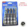 Juego De Dados Hexagonal 8 Piezas (6mm A 14mm) - La 1