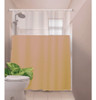 6 Cortina Box Banheiro Visor Transparente Com Ganchos Rf.621 6