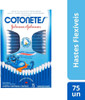 Cotonetes Hastes Flexíveis,75un 1