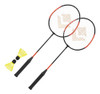 Kit Badminton Completo Vollo Com 2 Raquetes 3 Petecas Nylon 3