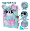 Diario Intimo Con Candado Peluche 64 Hojas - Oso Colorido 1