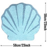 Alfombras Y Alfombrillas De Baño Unibath Seashell Linda Alfo 1