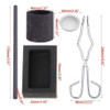 6x Kit De Fundição De Tocha De Grafite Conjunto De Cadinho 1