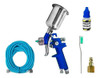 Aerografo Pistola Soplete Gravedad Aguja 0.8 + Manguera 5m 0