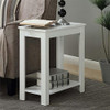 Convenience Concepts Designs2go Baja Chairside End Table, Wh 1