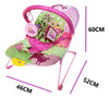 Cadeirinha Bebê Vibratória 9kg Descanso Rosa + Luminária Led 2