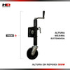 Rueda Timonera Rebatible Regulable Polipropileno Casa Rodant 3