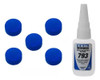5 Solas De Couro 12mm + Tek Bond Para Taco De Sinuca Bilhar 0