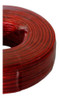 Cabo Indy Fio Para Som Automotivo Vermelho 6mm 100 Metros 4