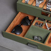 Rothwell Caja De Reloj De 10 Ranuras En Cuero Con Cajón De V 4 Rothwell Caja De Reloj De 10 Ranuras En Cuero Con Cajón De V 4