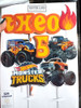 Toppers Cake Adorno Para Torta Hot Wheels Monster Trucks Jam 2