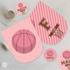 Kit Imprimible Basket Basquet Basketball Rosa Candy Bar 4