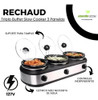 Rechaud Elétrico Members Triplo Buffet Slow Cooker 3 Panelas 5 Rechaud Elétrico Members Triplo Buffet Slow Cooker 3 Panelas 5