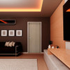Kit Porta De Madeira Lisa 215x74cm Com Batente De Mdf Wt 4