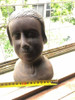 Escultura De Madera Cara Humana 0