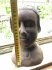 Escultura De Madera Cara Humana 1