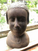 Escultura De Madera Cara Humana 2