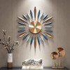 Reloj De Pared Grande Metal Decorativo, Relojes Grandes Sile 0