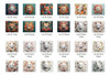 Megapack Fondos Efecto 3d Inflado Animales Paisajes Flores + 6
