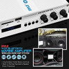 Pyle Home Marine Car Amplificador - 4 Canales Puenteable Com 4