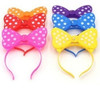 6 Vinchas Moño Minnie Led Cotillón Luminoso Luces Led 4