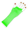 6 Pares De Guantes De Red Fluo Largos - Brillo Luz Uv Fiesta 2