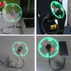 Mini Usb Led Pantalla Reloj Ventilador Cuello De Cisne Ajust 1