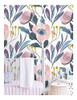 Haokhome 93019 Floral Peel And Stick Wallpaper Estante Autoa 0