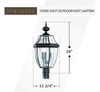Sea Gull Lighting 8239-12 Lancaster Outdoor Post Farol Para 1