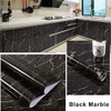 Vinilo Autoadhesivo Rollo 0.60* 5.00m Marmol Negro/grises 1