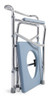 Inodoro Portátil Plegable Cromado Regulable Con Respaldo 1